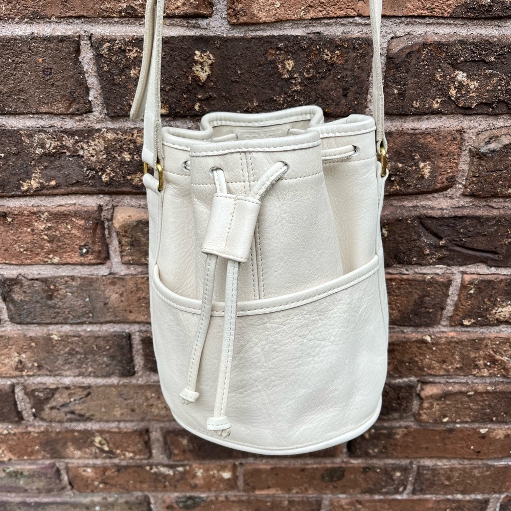 Coach mini bucket bag